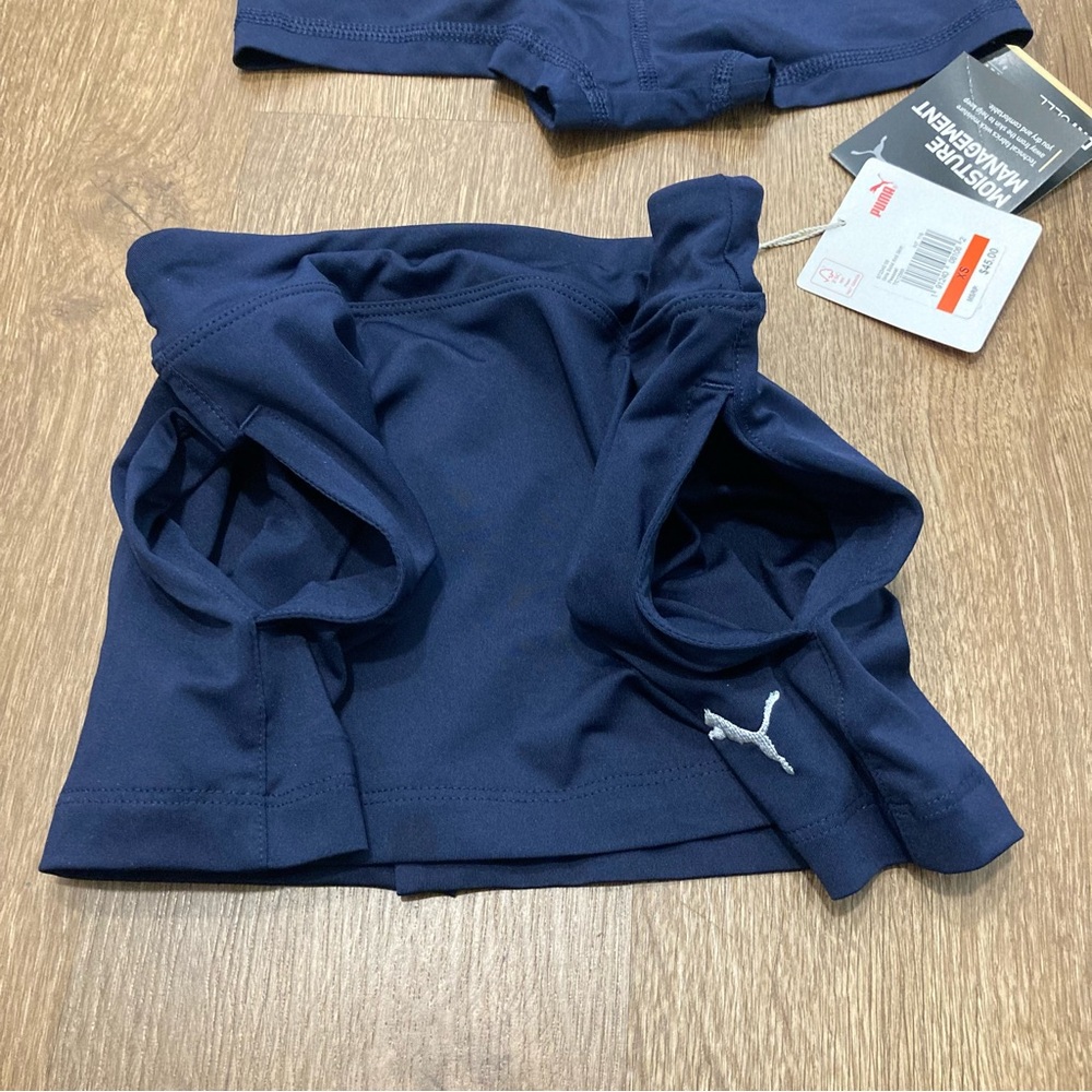 Puma Girls Navy Blue Athletic Tennis Skirt Activewear Size XS (5-6) With Shorts - Picture 10 of 16